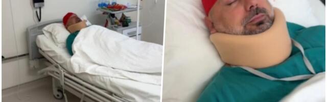 PRVA FOTOGRAFIJA BRANKA BABIĆA NAKON STRAVIČNE SAOBRAĆAJNE NESREĆE: Leži u bolničkom krevetu, oko vrata kragna (FOTO)