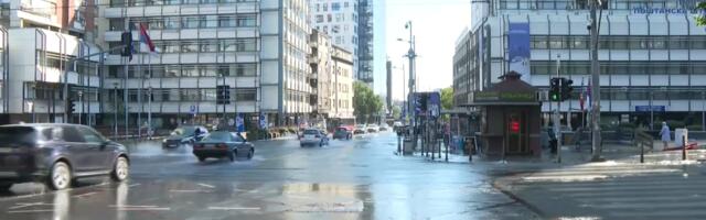 Pukla cev kod Mašinskog fakulteta (VIDEO)
