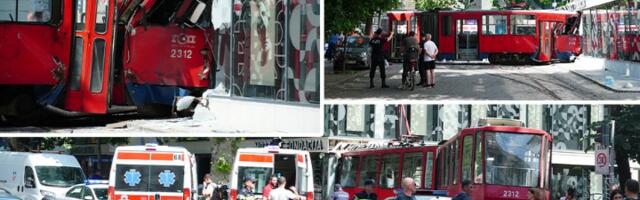 GSP: Izletanje tramvaja na Dorćolu isključivo greška vozača