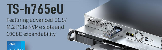 QNAP predstavio TS-h765eU NAS uređaj male dubine sa 4 ležišta, za montažu u rek, za okruženja sa ograničenim prostorom