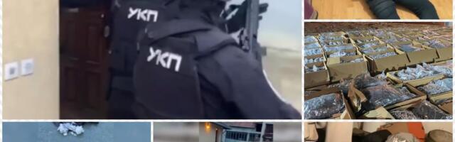 SPECIJALCI SA DUGIM PUŠKAMA UPADAJU, A TAMO ISTORIJSKA ZAPLENA! Pogledajte spektakularnu akciju policije: Uhapšeni otac i sin, vrednost robe do 10 miliona evra!