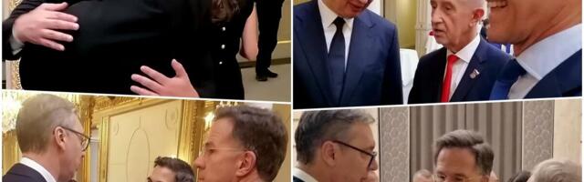 VUČIĆ U PARIZU RAZGOVARAO SA SVETSKIM LIDERIMA Srdačan pozdrav sa Makronom: Od značaja da Srbija bude prisutna tamo gde se razgovara o budućnosti Evrope (FOTO)