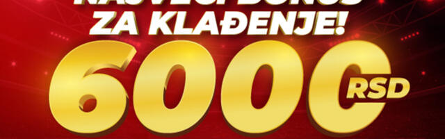 Ekskluzivan bonus dobrodošlice – kreiraj nalog i preuzmi ga ODMAH!