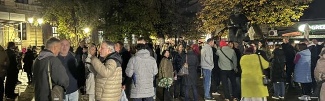 Skup podrške Dijni Hrki na Đačkom trgu u Kragujevcu