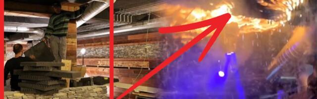 POGLEDAJTE FENSI "PANELE OD KARTONA JAJA" KOJI SU SE ZAPALILI U ŠVAJCARSKOM BARU! Vlasnici pre 10 godina renovirali lokal, sad isplivale fotografije!?