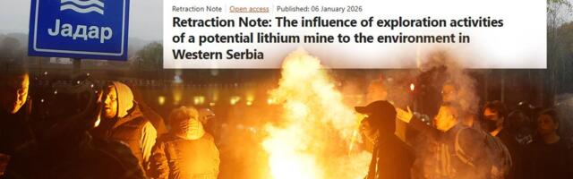 PONIŠTENA LAŽNA NAUČNA ANALIZA O LITIJUMU! Blokaderska propaganda poražena, ugledni časopis povukao članak o Jadru - PREPUN NEPROVERENIH INFORMACIJA (VIDEO)