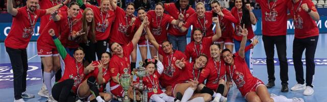 Rukometašice Crvene zvezde treći put uzastopno osvojile Kup Srbije