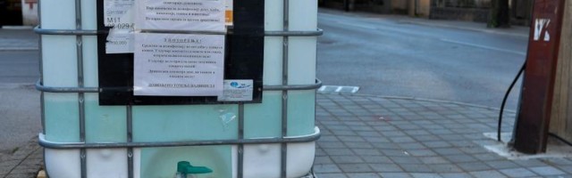 Manje lokacija sa dezinfekcionim sredstvom u Nišu, u Vodovodu kažu neki rezervoari ukradeni i oštećeni
