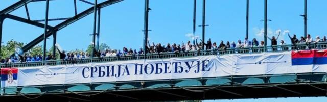 Srbija pobeđuje: Najlepša slika sa mosta na Tamišu