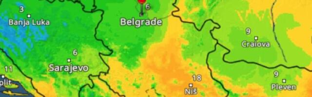 Srbija podeljena na dva dela: U jednom gradu izmereno čak 11 stepeni, a u najhladnijem samo 3