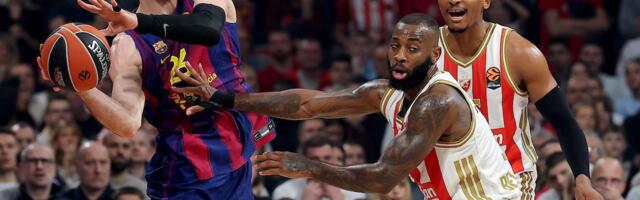 ZVEZDA I DALJE U SAMOM VRHU: Ovako izgleda tabela Evrolige posle poraza crveno-belih od Barselone