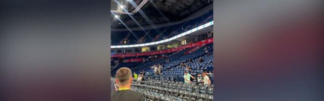 Pogledajte kakva atmosfera vlada u Areni pola sata pre početka derbija