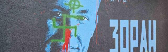 DS podnosi kričnu prijavu zbog skrnavljenja murala Zoranu Đinđiću u Nišu