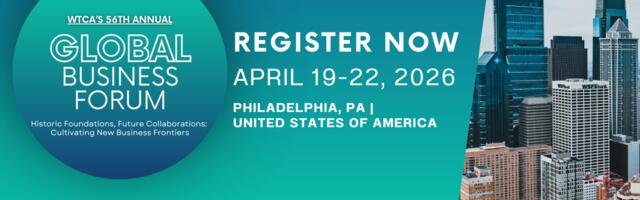 Globalna trgovina, investicije i inovacije u fokusu Asocijacije svetskih trgovinskih centara na 56. godišnjem Globalnom poslovnom foruma  u Filadelfiji
