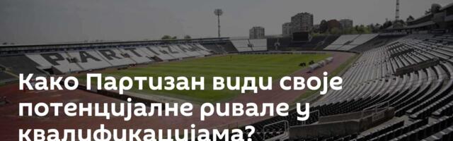 Како Партизан види своје потенцијалне ривале у квалификацијама?