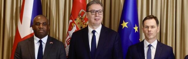 PONOSAN SAM NA ČINjENICU DA SMO POKAZALI KAKO SE DEMOKRATIJA ČUVA: Vučić nakon sastanka sa Lamijem (VIDEO)
