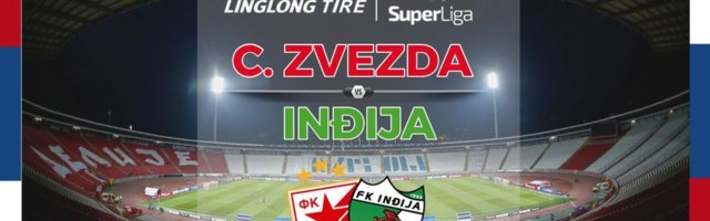 UŽIVO: Crvena zvezda - Inđija 3:2, Falčineli za novi preokret!