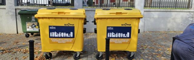 U toku zamena dotrajalih kontejnera za ambalažni otpad u centru grada (FOTO)