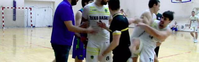 Incident u srpskoj ligi: Košarkaš šutnuo sudiju, nastala velika gužva uz prekid meča