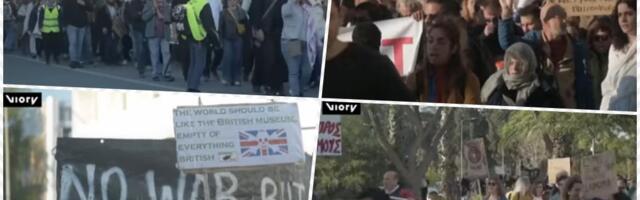 "NIKADA NIJE TREBALO DA BUDU OVDE, NAPOLJE SA BAZAMA SMRTI!" Ključa na Kipru zbog britanskih baza, gnev na ulicama Nikozije: Strah od rata na VRHUNCU! (VIDEO)
