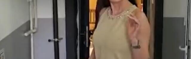CECI DOŽIVELA MALI PEH: U ultaminiću i mrežastim čarapama stigla na snimanje Zvezda granda (VIDEO)