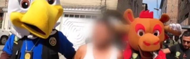 Hit snimak iz Perua: Policajci prerušeni u maskote nasamarili poznatog dilera (VIDEO)