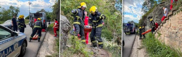 Muškarac pronađen ispod Petrovaradinske tvrđave: Drama u Novom Sadu - vatrogasci hitno reagovali (FOTO)