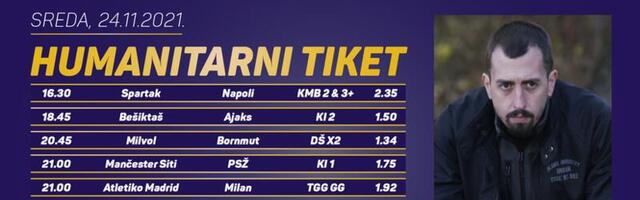 Humanitarni tiket u podne: Stefan Trifunović tipuje za Luku Kurjačkog
