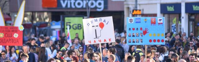 Sindikat obrazovanja Čačak pozvao na protest protiv otkaza i pritisaka “Znanje je jedina prava sloboda“