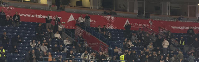 Kakva scena! Poluprazna Arena pred meč Partizana i Makabija: Ovo godinama nije viđeno (VIDEO/FOTO)