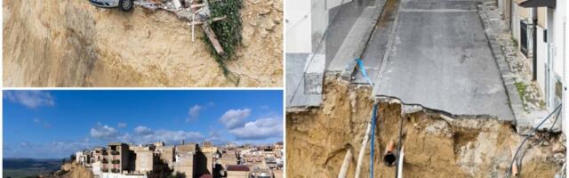 IZ ZEMLJE SE ČUJU JEZIVI ZVUCI, ZGRADE I KOLA VISE SA LITICE: Pukotina od 4 kilometra prepolovila čitav grad! "Ovde sam rođena, ovde ću i UMRETI" (FOTO/VIDEO)