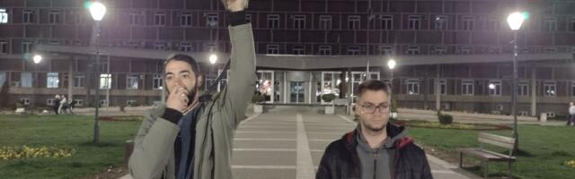 Ponovo pokušavaju da nas zastraše: Protest podrške uhapšenim studentima uz Novog Pazara