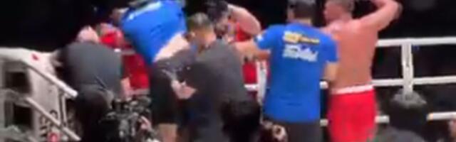 Brutalno nokautirao "senegalsku zver" i završio karijeru, a onda je viđena strašna masovna tuča u ringu!