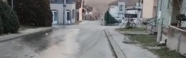 Pored „poznate“ šahte u naselju Sunčani breg sada se iz druge izliva i kanalizacija (VIDEO)