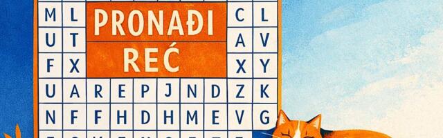 PRONAĐI REČ: Na pet etaža