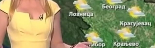 Voditeljka vremenske prognoze nije znala da je počelo snimanje, samo jednim potezom oduševila milione gledalaca