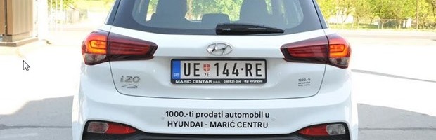 “MARIĆ CENTAR” ISPORUČIO HILJADITI AUTOMOBIL HYUNDAI