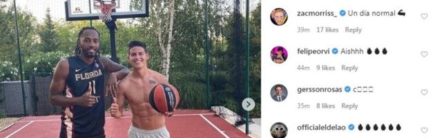 Brajan Angola i basket sa Hamesom Rodrigezom