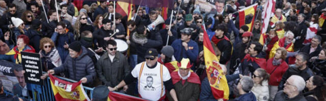 Масовни протест деснице у Мадриду