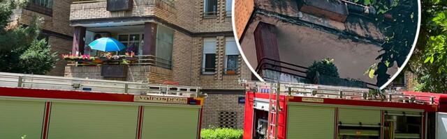 Prve slike i snimci sa mesta požara na Ceraku: Oko zgrade srča, gašenje i dalje u toku
