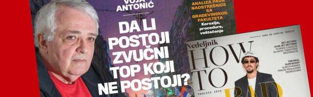 Pogledajte naslovnu stranu prolećnog dvobroja Nedeljnika: Intervju s Vojom Antonićem, nova analiza pada nadstrešnice i poklon magazin „How To“