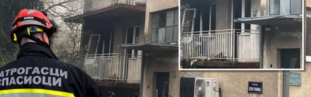 Od stana ostala garež: Jezive slike nakon požara u Mirijevu - muškarac teško povređen (FOTO)