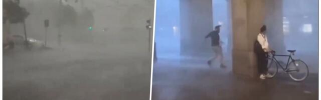 SNAŽNO NEVREME NAKON PAKLENIH VRUĆINA: Švajcarska pod vodom, proglašen visok stepen upozorenja, paralisan i avio-saobraćaj (VIDEO)