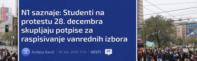 PLENUMAŠI SKUPLJAJU POTPISE ZA IZBORE KOJE JE VUČIĆ VEĆ NAJAVIO?! "Studenti" blokaderi najavili novi skup, svi ih iskulirali - oni izmislili razlog okupljanja