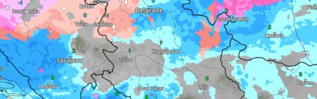 (MAPA) NOVO DRAMATIČNO UPOZORENJE RHMZ, INTENZIVIRANA SNEŽNA VEJAVICA Od sutra mogući problemi u snabdevanju, povrede i štete, potom ledena kiša