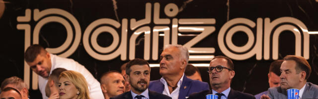Fešta u Partizanu - Ljajić, Mijatović i Lazović slave duplu krunu!