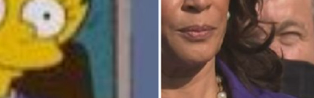 U epizodi od pre 21. godinu Lisa je bila obučena isto kao i Kamala Haris