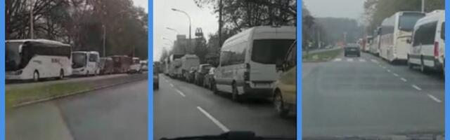 Ucene, sendviči, crvene... Vođa dovodi naprednjake u Beograd (VIDEO)