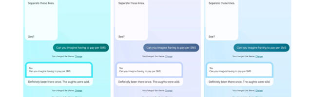Prilagođeni oblačići Google Messages se polako pojavljuju sa RCS pozadinom