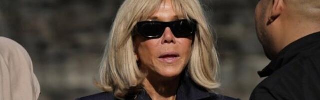 Brižit Makron zasenila Peking: Makron ne skida pogled sa nje, modnim izborom šokirala sve (FOTO)